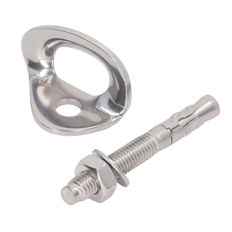 3Pair Rock Climbing Bolt Hanger Stainless Steel Climbing Anchor for