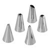 Zenker Icing Bag Set with 6 Stainless Steel Nozzles and