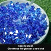 Skyflame 15LB Fire Glass for Propane Fire Pit, 1/2 Inch