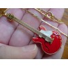 Gibson (M-300-C) Red + white GIBSON ES-335 Repro '58 GUITAR