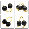 Rhythmic Ball Hand Shaker Balls Music Egg Shaker Double Gourd