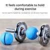 2pcs Barbell Grips Round Thick Silicone Dumbbell Adapter Balls Barbell