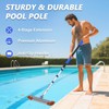 SKGPOLE 16FT Swimming Pool Pole with Brush, Upgraded Pool Pole