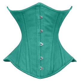 luvsecretlingerie Heavy Duty 26 Double Steel Boned Waist Training Underbust Shaper Corset for Wider Hips #450-TC