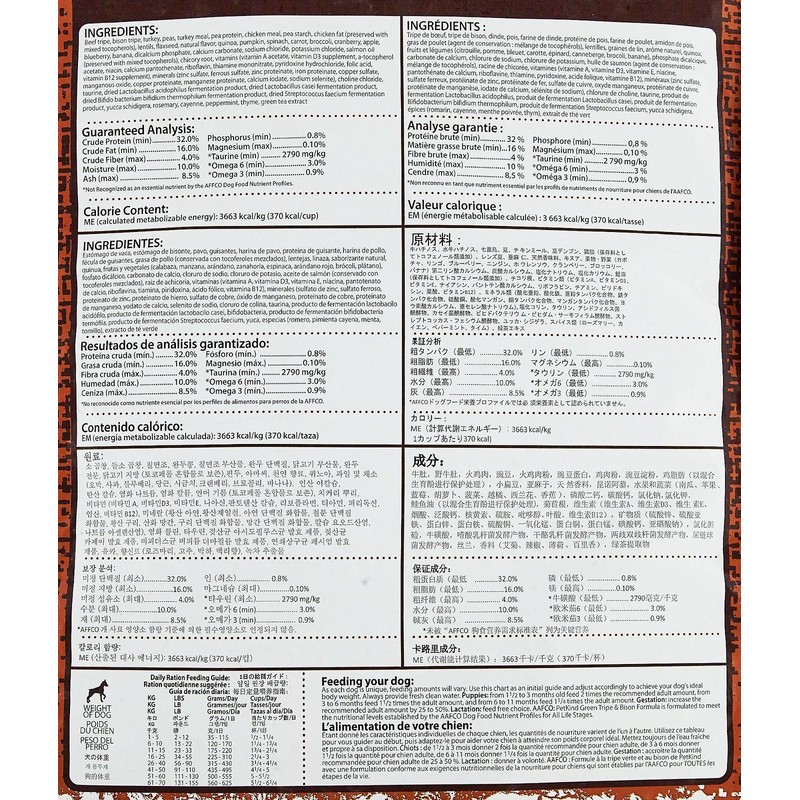 Petkind Dry Formula - Tripe/Bison - 25