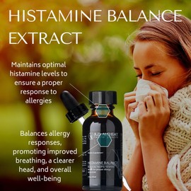 RD Alchemy - 100% Natural & Organic Histamine Balance Extract to Balance Healthy Histamine Levels for Proper Allergy Response - Eye Irritation, Runny Nose, Coughing or Congestion