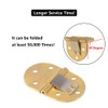 Saiper 90 Degree Solid Brass Butler Tray Hinges (2pcs) Flip