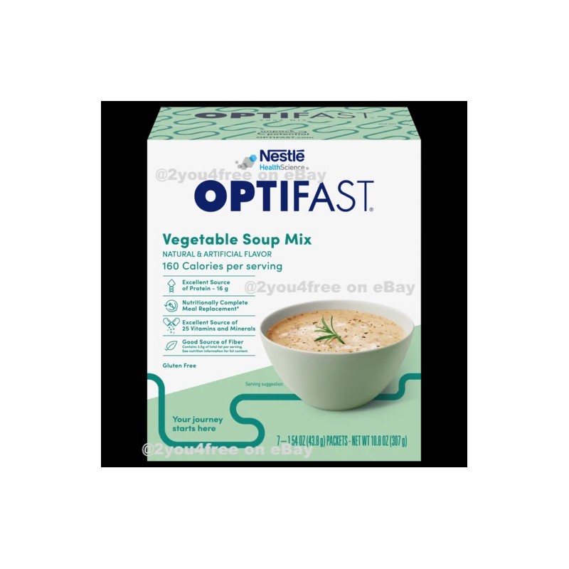 OPTIFAST ® 800 | CHICKEN, VEGETABLE, or TOMATO SOUP MIX