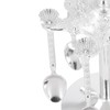 Coffee Spoon Holder Elegant Swan Silver Color Zinc Alloy Rotatable