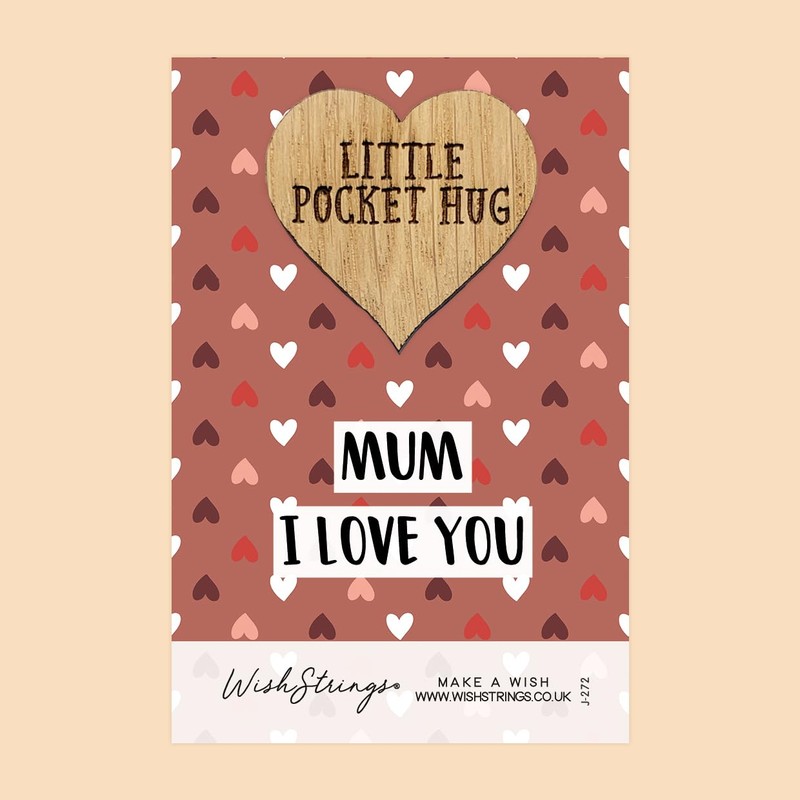 “Mum, I Love You” Pocket Hug Keepsake Token | Thoughtful