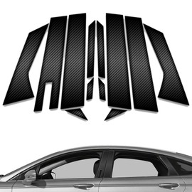 Upgrade Your Auto 12pc Carbon Fiber Pillar Post Covers for Ford Fusion 2013-2023