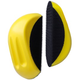 Yakamoz 2Pcs Hand Sanding Blocks, 5 Inch Hook Loop Sanding Block Foam Hand Sander Backing Pads for 5 Inch Hook and Loop Sanding Discs Sandpapers