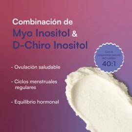 Zesty Nutrition Pro Inositol 100g Myo + D-chiro 40:1 Suplemento Mujer Para Pcos, Acné Hormonal, Ovulación Y Ciclos Irregulares Pink Fury