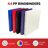 Janrax A4 Purple PP Ring Binder – 25mm Spine, 2