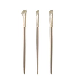 Nose Shadow Brush, Set of 3, Makeup Brush, Nose Ring, Contour Brush, Large + Small + Half Fan, Coloring Effect, Portable, Compact Size