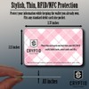 Cryptid Solutions RFID Blocking Cards 4 Pack - Slim, Stylish,