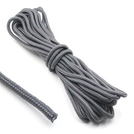 winova Fiberglass Rope Heat Resistant Circular Braid Rope High Temperature Stove Gasket Seal for Furnace Boiler Oven Kiln Black 10M x 6mm