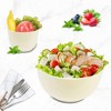 BoxedHome Nesting Plastic Mixing Bowl Set, 4 Piece Mixing Bowl