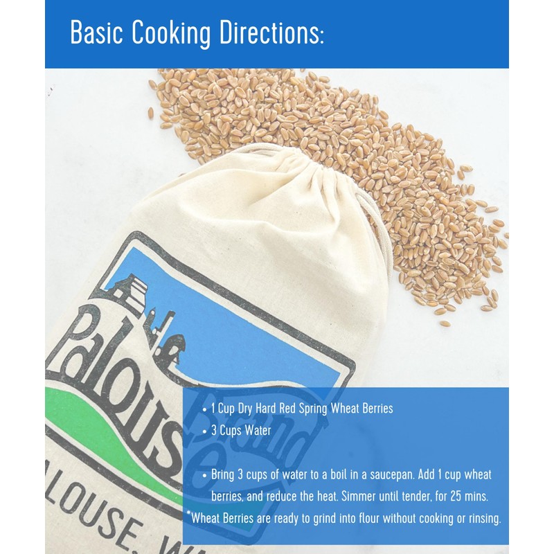 Palouse Brand Certified Glyphosate Residue Free Hard Red Spring Wheat