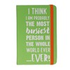 Stands Out, Supplying Outstanding Gifts Busy Quote A6 Hardback Ruled