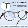 Dollger Blue Light Blocking Glasses For Woman Men Thick Acetate
