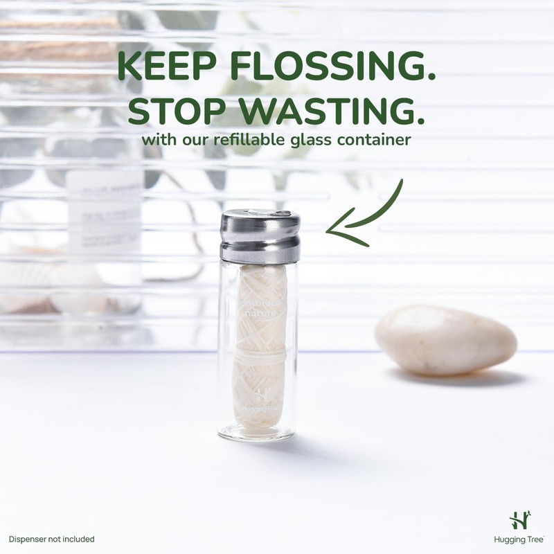 Natural Silk Dental Floss Refills | PFAS Free Dental Floss