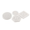 8 Pcs Silicone Coaster Molds Silicone Epoxy Resin Coaster Casting