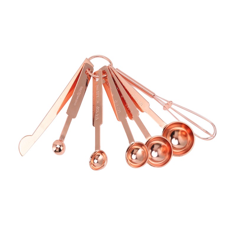 Measuring Spoons 7 in 1 Stainless Steel Stackable Design Multifunction