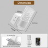 HOTEKME LED Night Light, Dimmable Night Lights Plug into Wall,