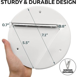 Jar Opener for Seniors - Under Counter Can Opener-Jar Lid & Bottle Cap Opener Tool，Effortless for Weak Hands & Seniors with Arthritis - Open Any Size Jar & Bottle