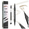 Microblading Eyebrow Pen, 2 in 1 Dual Ended Eyebrow Pencil,