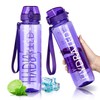 GOPPUS 32 Oz Water Bottle With Straw, Tritan Bpa-free,Wide Mouth