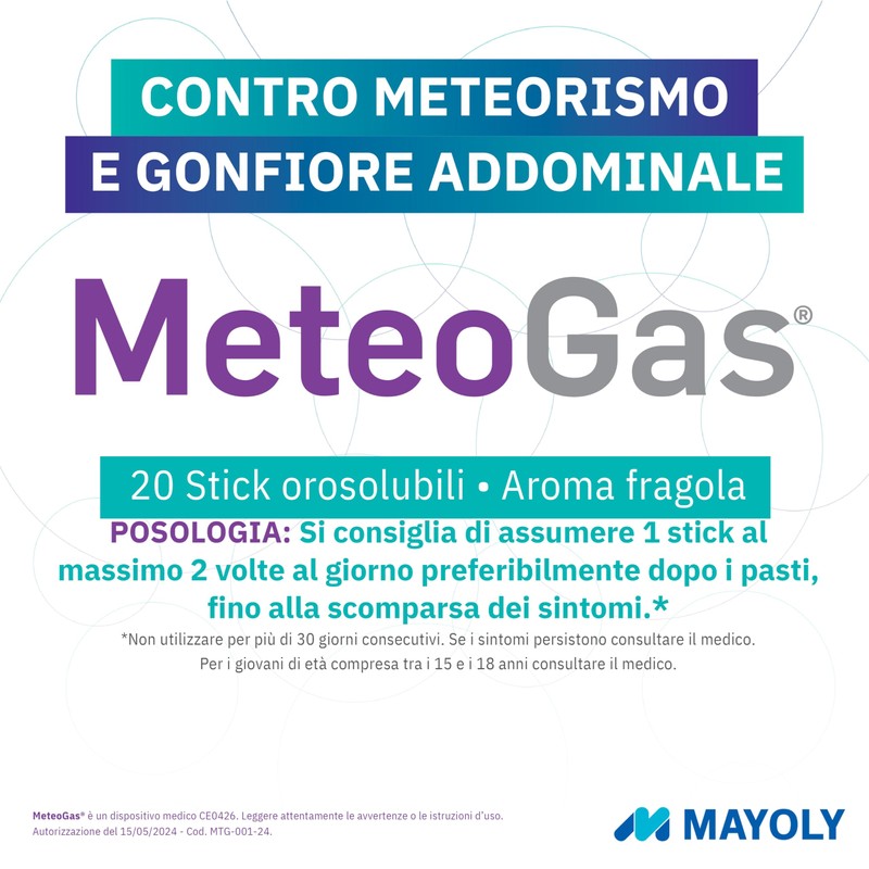MeteoGas® - Dispositivo Medico CE a Base di Simeticone e