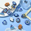 Ipotkitt 16 Pcs 8 Styles Plastic Evil Eye Beads Turkish