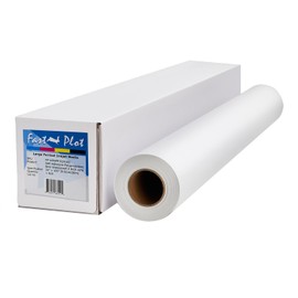 FastPlot Self Adhesive Polypropylene Banner 8 mil Waterproof - 24 Inches x100 Feet / 2 Inches Core