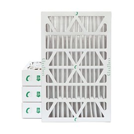 Glasfloss 16x25x4 MERV 13 AC & Furnace 4" Depth Air Filters. Box of 4. Actual Size: 15-1/2 x 24-1/2 x 3-3/4