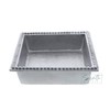 Servette Home Napkin Holder Beaded Edge Metal Flat Napkin Box