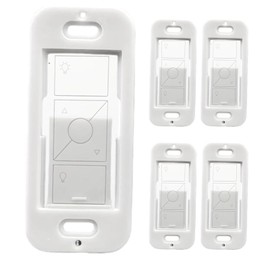 Remote Wallplate Bracket, Perfectly Compatible with Lutron Wireless Pico Remote Contro,Seamless Snap Wall Mount Bracket,Enhance Your Smart Home Experience (5pcs)