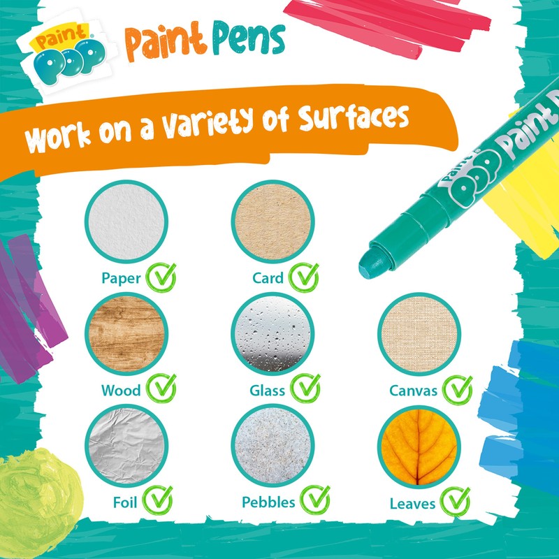 Paint Pop 12 Paint Pens CP09