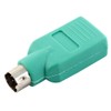 uxcell 1PC USB to PS/2 Adapter, Male PS/2 to USB