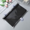 Toyvian Suction Cup Blackout Shades, No Drill Window Cover 49.21x15.74in
