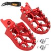LKV Motorcycle Footpegs Dirt Bike Rest Pedal Foot Pegs Compatible