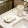 4 Pcs Plastic Soap Dish with Drainage, Portable Shower Soap