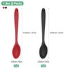 M METERXITY 2-Pack Silicone Spoons for Cooking, 10.6" Mixing Nonstick