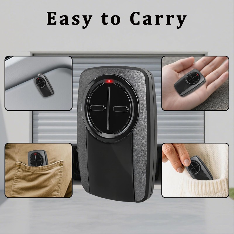 XDTKML 380UT 375UT Universal Garage Door Opener Remote Compatible with