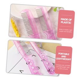 Healeved 2Pcs Doll Wig Hair Brush Static Wig Wire Brush for Dolls Hair Extensions for Women