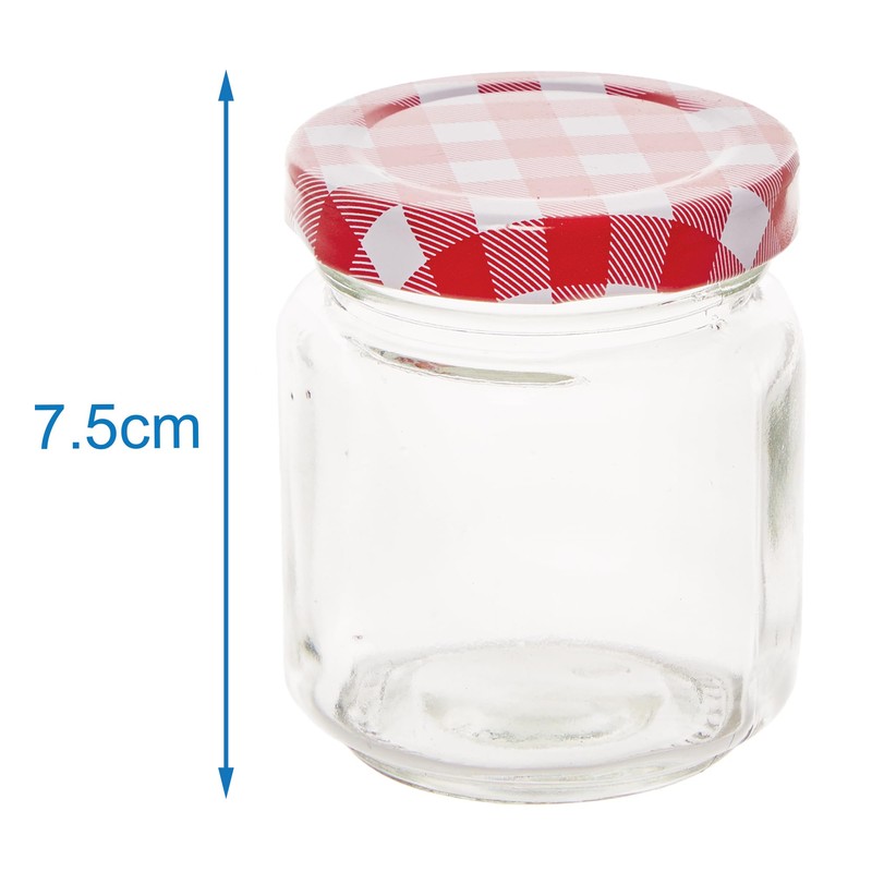 Baker Ross FN238 Glass Storage Jars - Pack of 6,