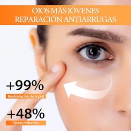 Crema para Ojos de papa, Crema Para Ojos De PéPtidos 5D, Cremas Reafirmantes Antiarrugas, Gel Antiaging para Bolsas y Ojeras, Reducción de Hinchazón y