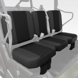 KEMIMOTO Seat Cover Water-Resistant Front and Rear Kits Compatible with Tracker 800SX Crew 2020+ UTV Two Doors Split Bench