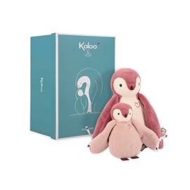 Kaloo – Complices – Pair of Cuddly Penguin Plushes – Pink – 15 cm and 25 cm – Soft Toy for 0 Months +, K212004